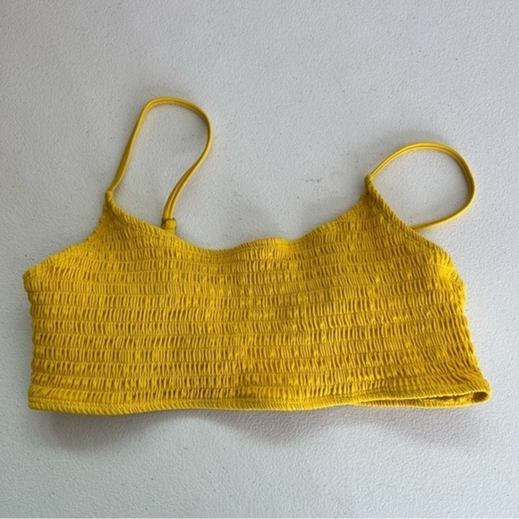 5/$25 cabana del sip bikini top yellow large no pads - Picture 1 of 3